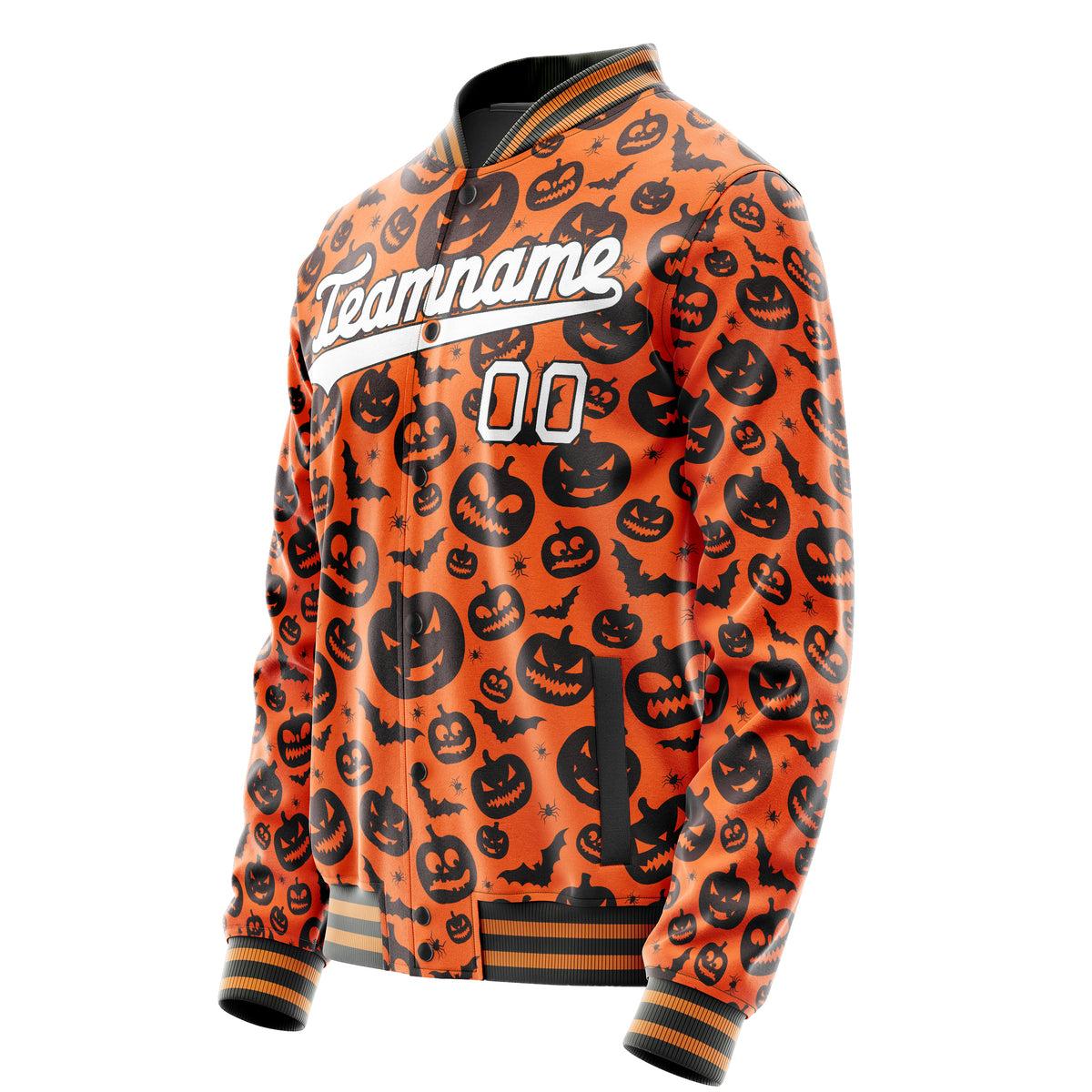 Custom Orange Halloween Jacket