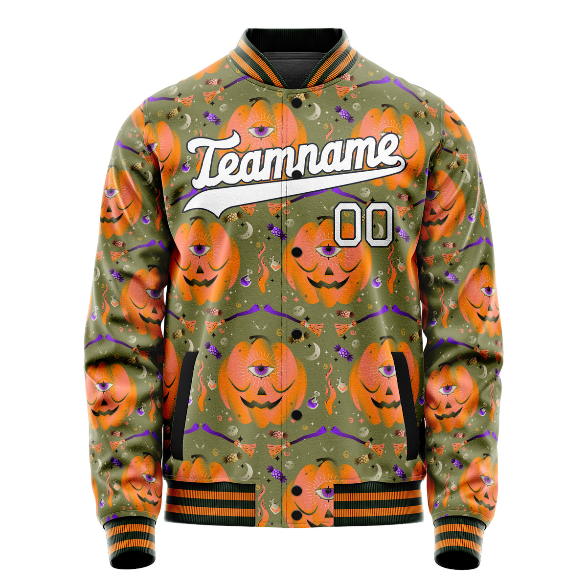 Custom Green Halloween Jacket