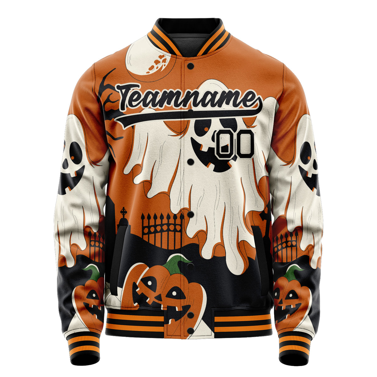 Custom Brown Halloween Jacket