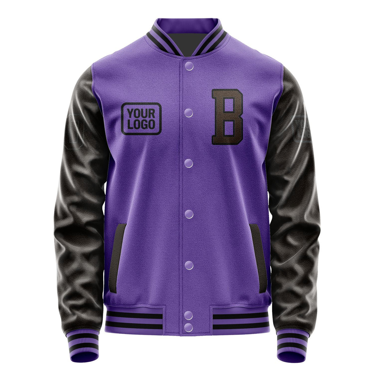 Custom Light Purple Brown Jacket JA232301231717010117