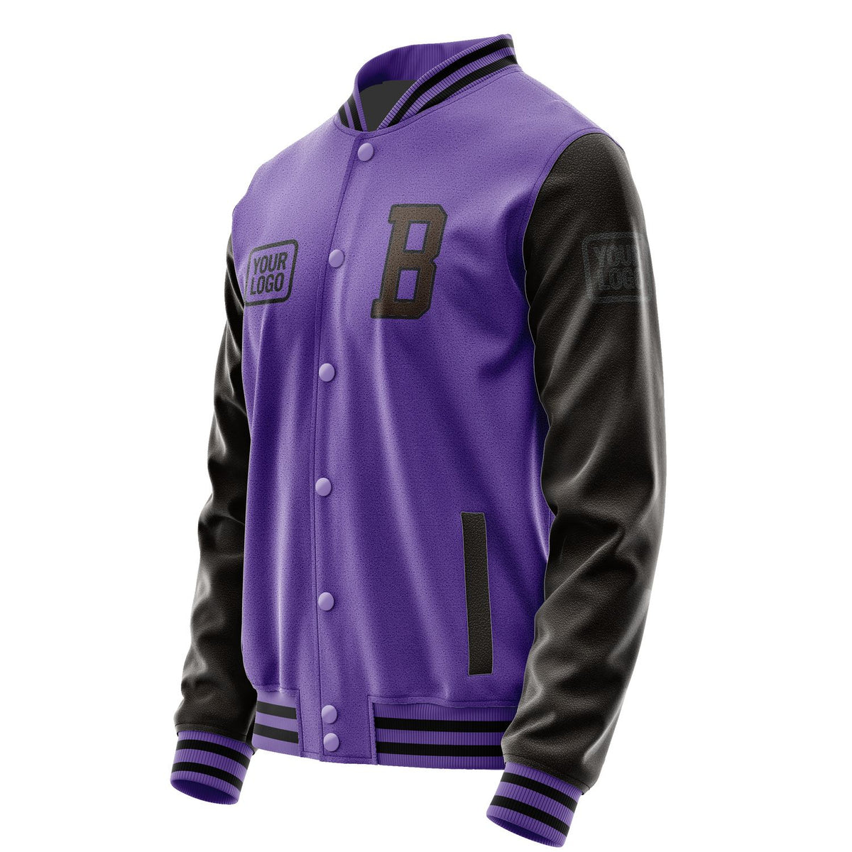 Custom Light Purple Brown Jacket JA232301231717010117