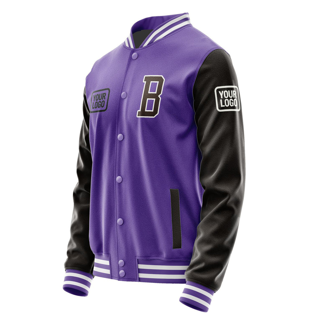 Custom Light Purple Brown Jacket JA232301231818010118