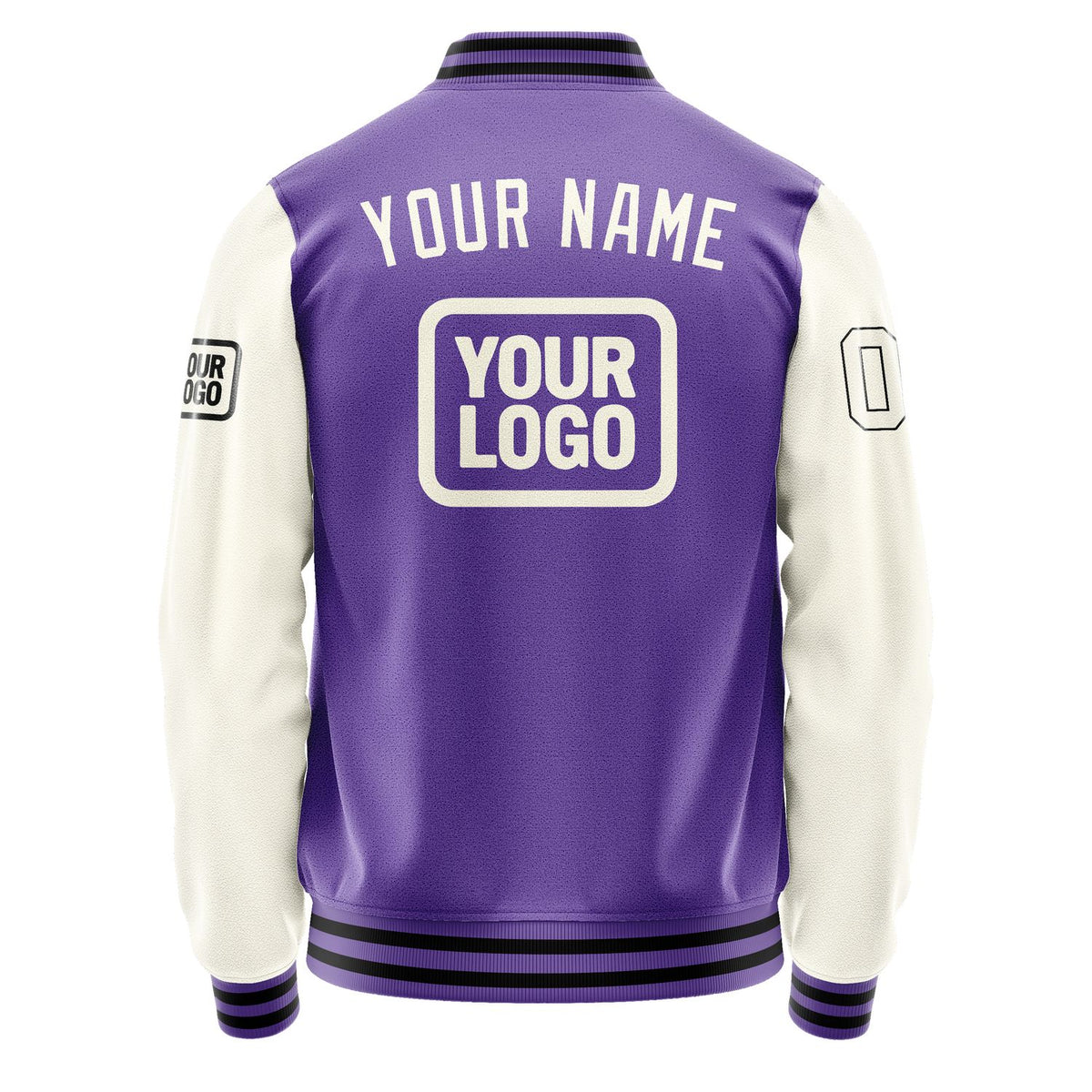 Custom Light Purple Cream Jacket JA232303231717030317