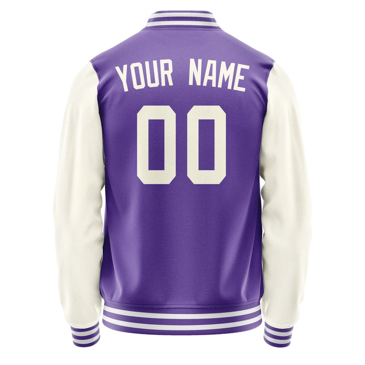 Custom Light Purple Cream Jacket JA2323032318B31803