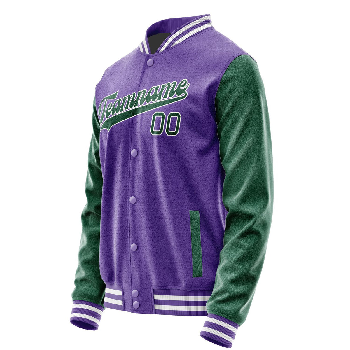 Custom Light Purple Green Jacket JA2323052318B31805