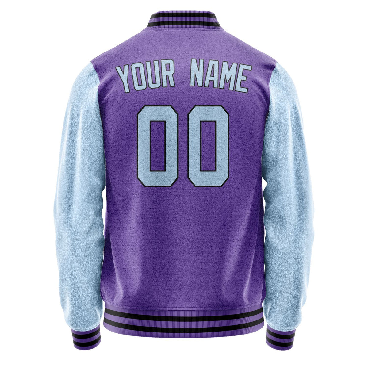 Custom Light Purple Light Blue Jacket JA2323082317B31708