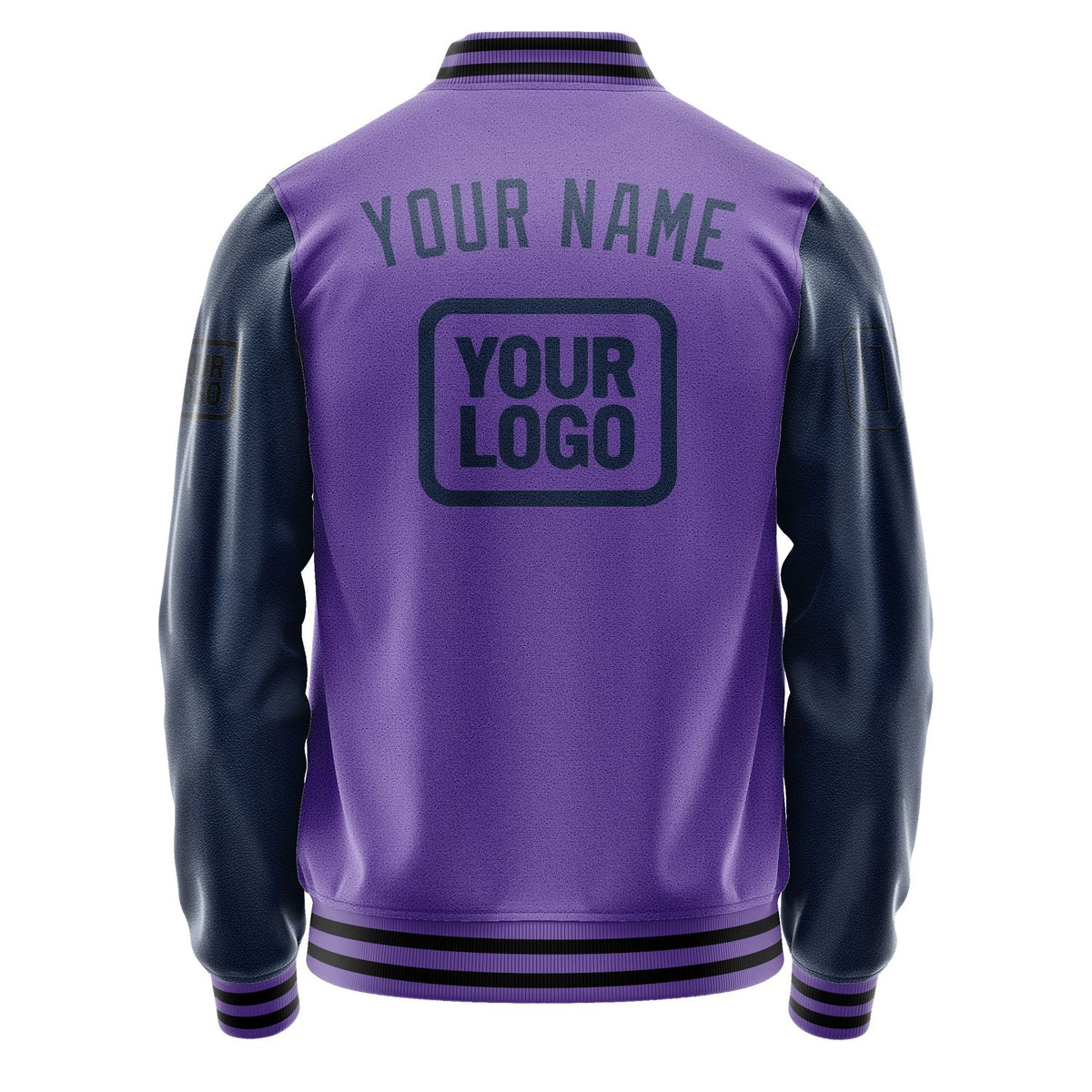 Custom Light Purple Blue Jacket JA232310231717101017