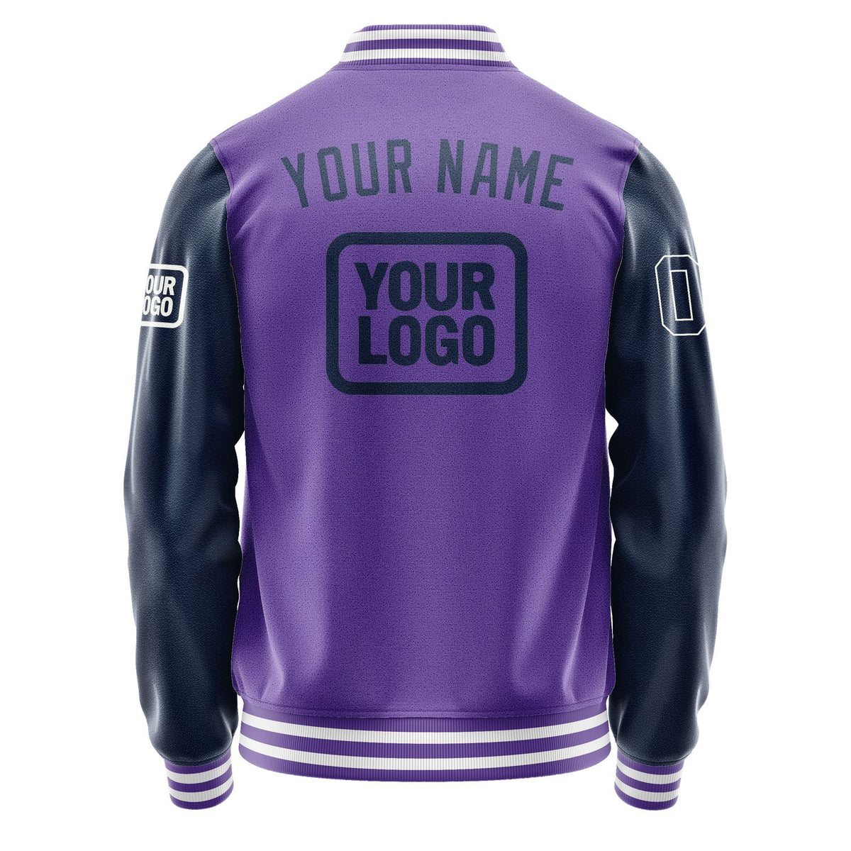 Custom Light Purple Blue Jacket JA232310231818101018