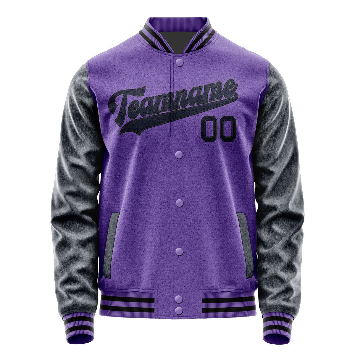 Custom Light Purple Navy Jacket JA2323112317B31711