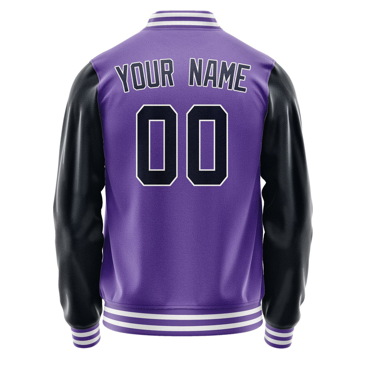 Custom Light Purple Navy Jacket JA2323112318B31811