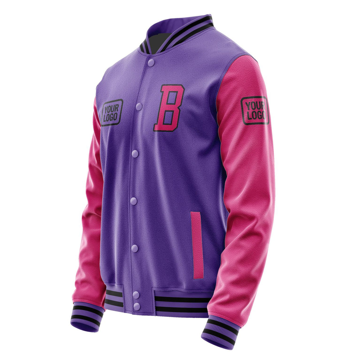 Custom Light Purple Pink Jacket JA232313231717131317