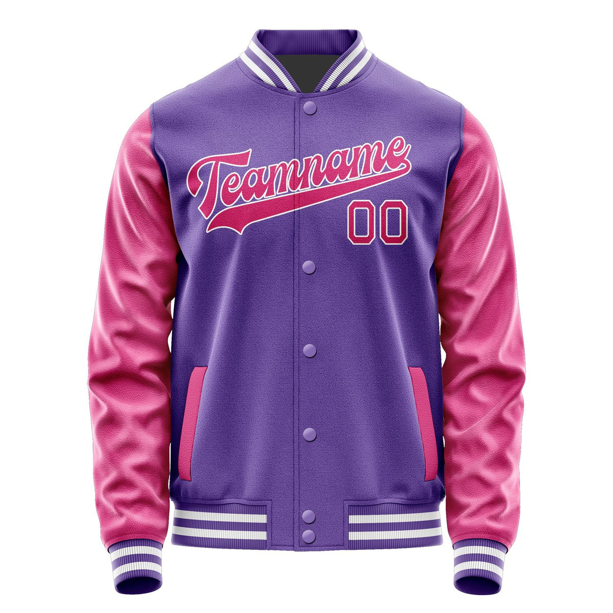 Custom Light Purple Pink Jacket JA2323132318B31813