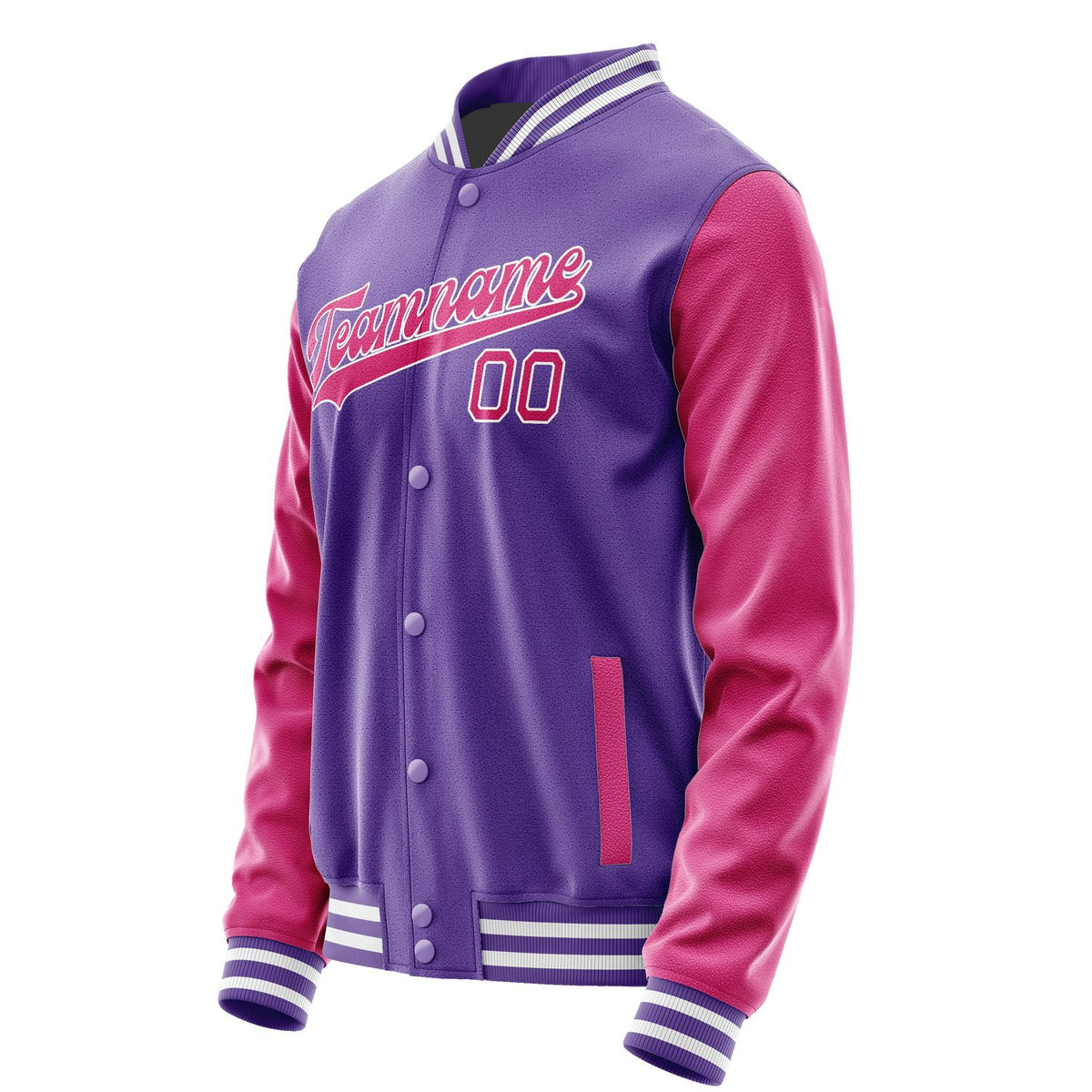 Custom Light Purple Pink Jacket JA2323132318B31813