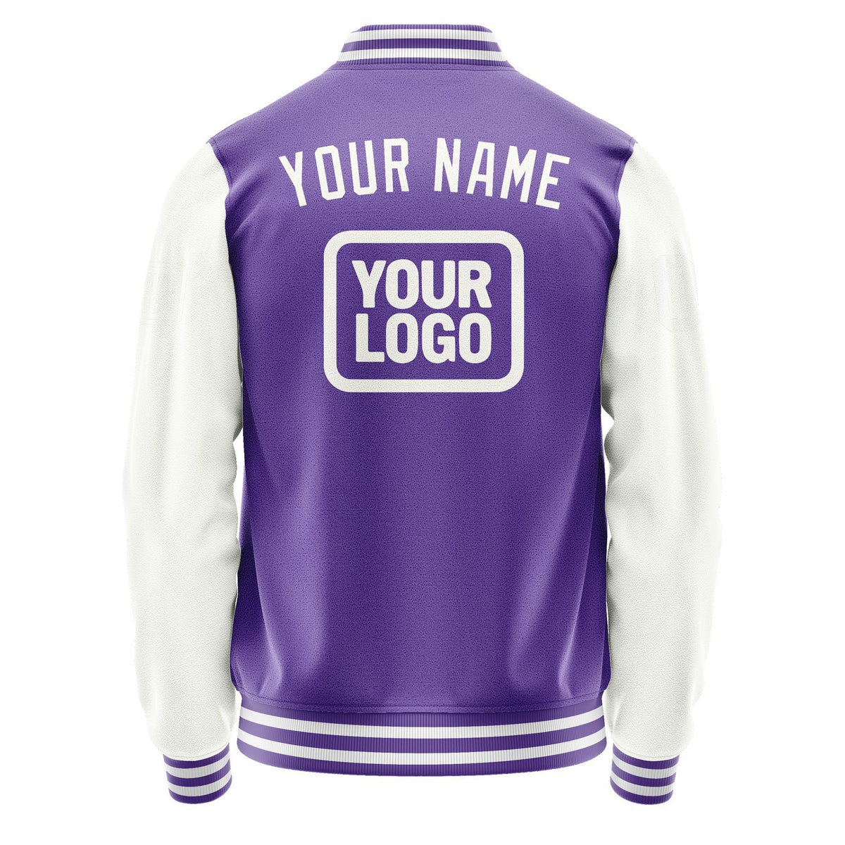 Custom Light Purple White Jacket JA232318231818181818