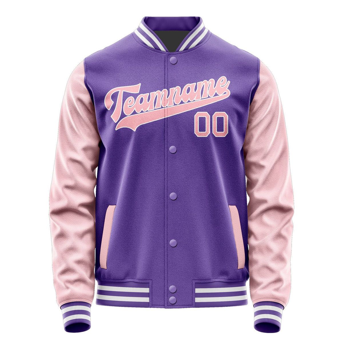 Custom Light Purple Light Pink Jacket JA2323212318B31821