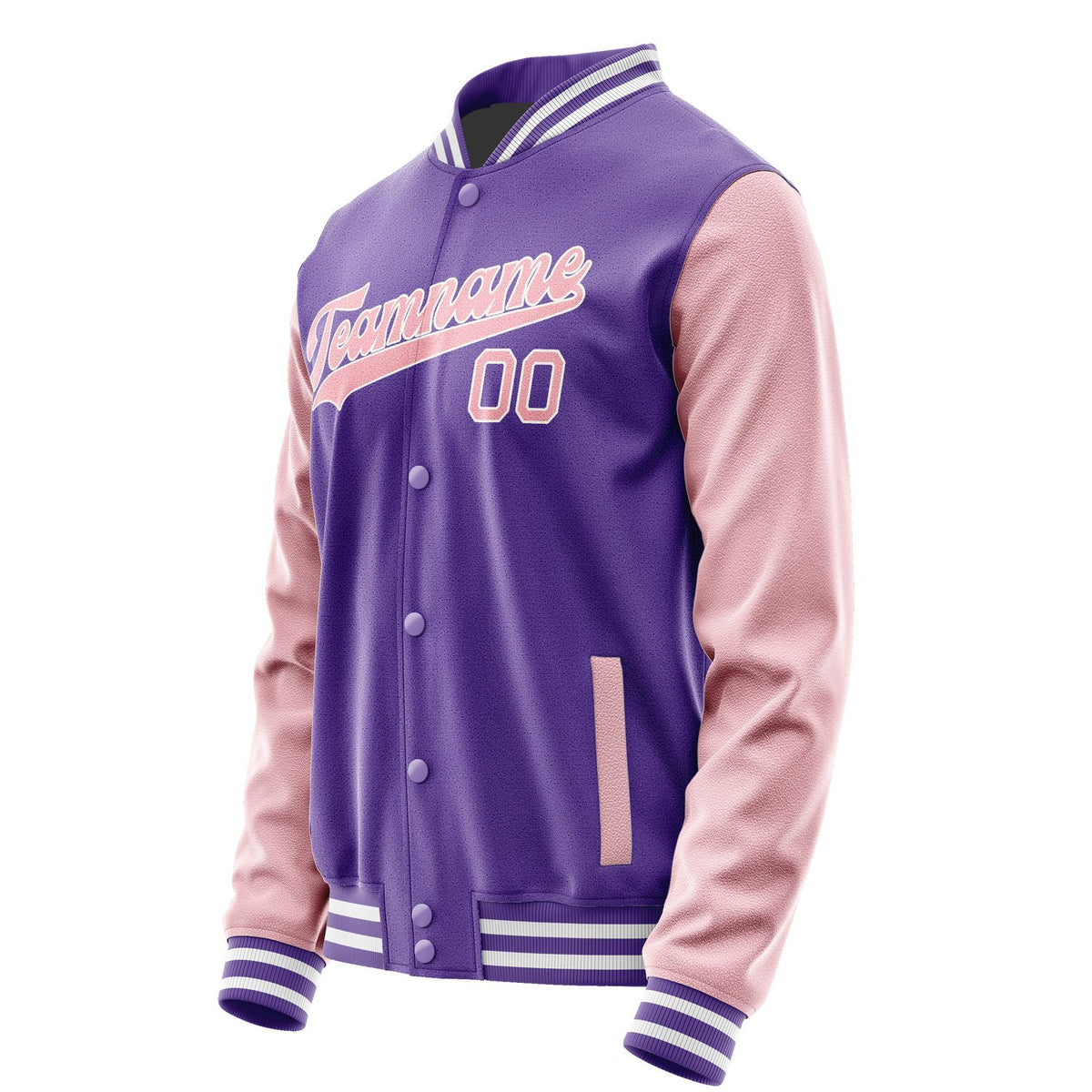 Custom Light Purple Light Pink Jacket JA2323212318B31821