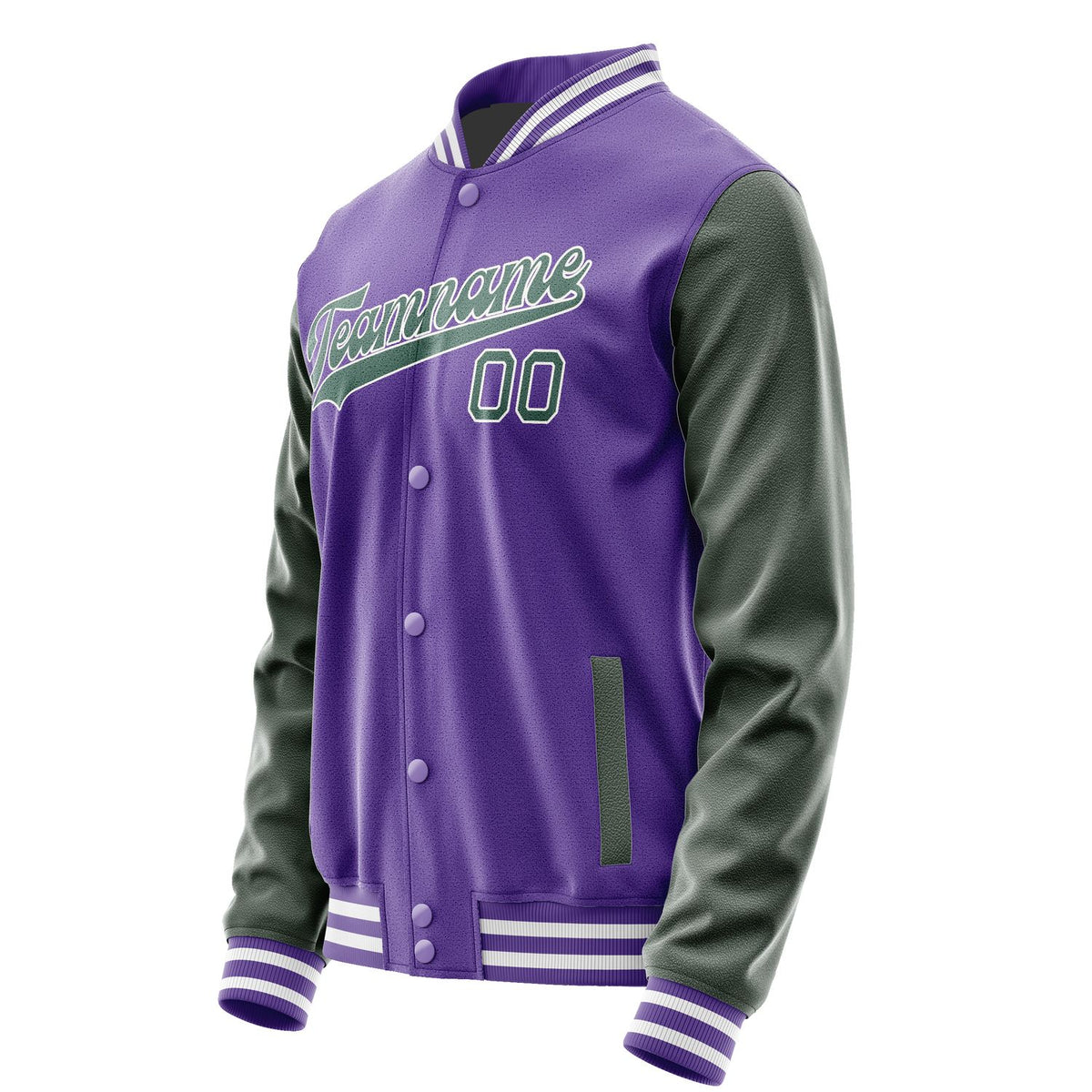 Custom Light Purple Blue Green Jacket JA2323272318B31827