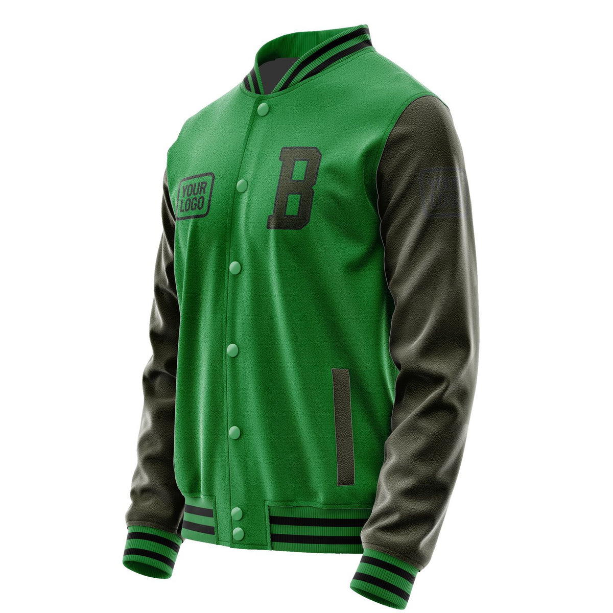 Custom Emerald Green Olive Jacket JA242402241717020217