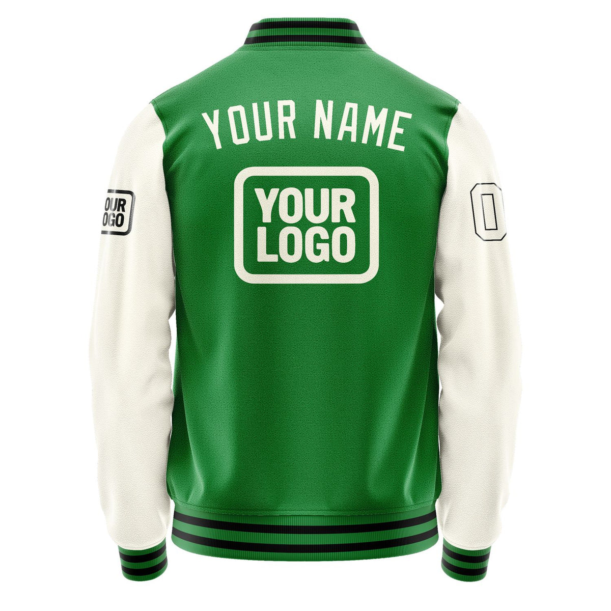 Custom Emerald Green Cream Jacket JA242403241717030317