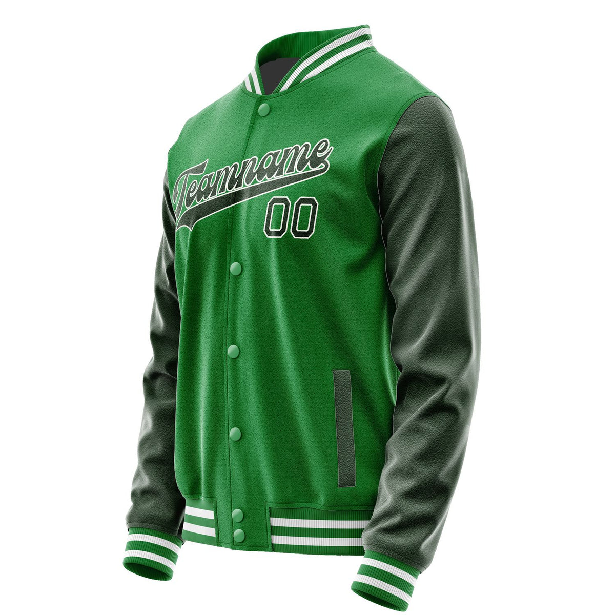 Custom Emerald Green Dark Green Jacket JA2424062418B31806