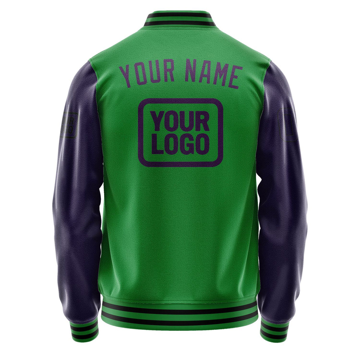 Custom Emerald Green Purple Jacket JA242407241717070717