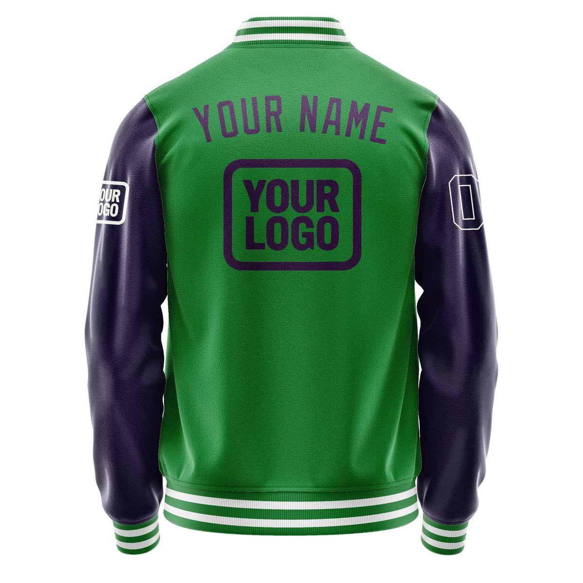 Custom Emerald Green Purple Jacket JA242407241818070718