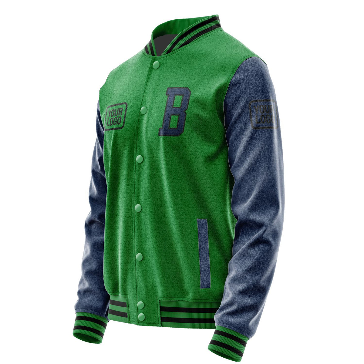 Custom Emerald Green Blue Jacket JA242410241717101017