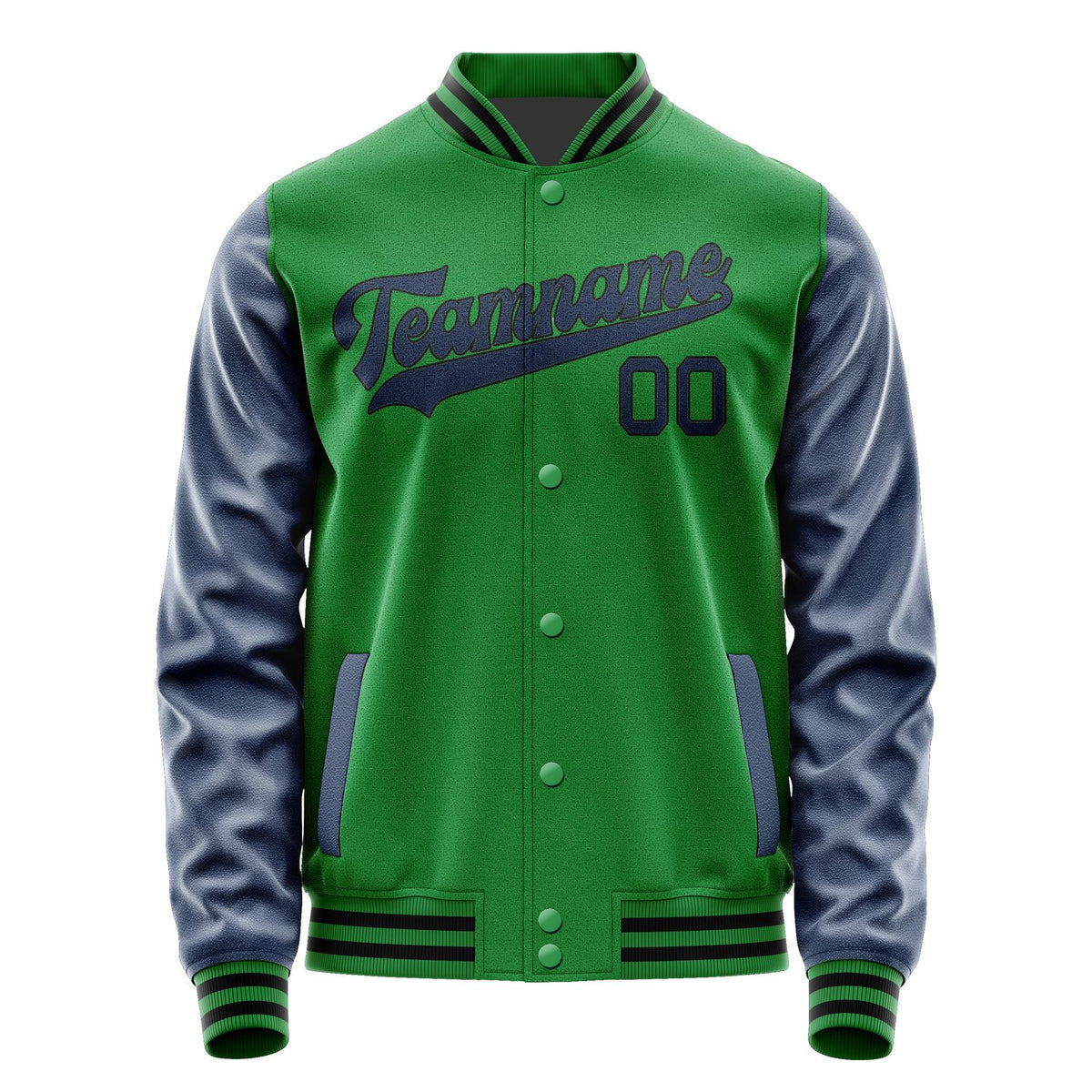 Custom Emerald Green Blue Jacket JA2424102417B31710