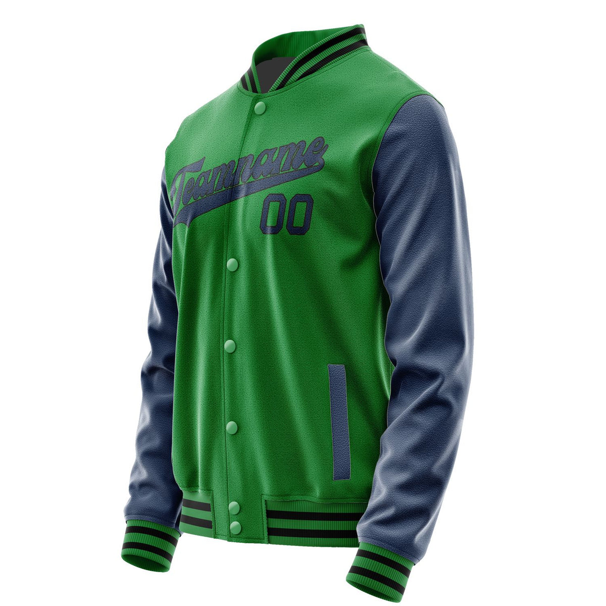 Custom Emerald Green Blue Jacket JA2424102417B31710