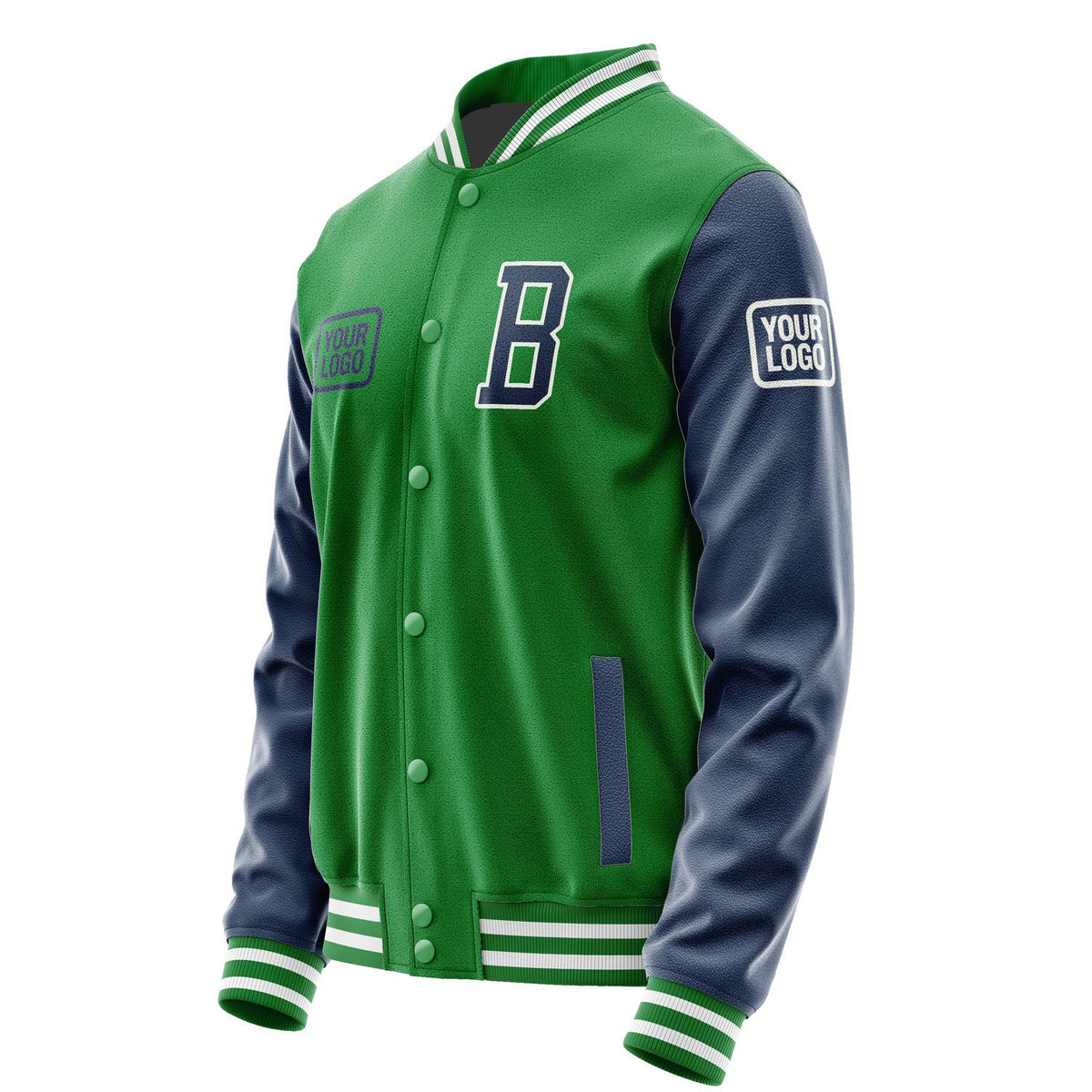 Custom Emerald Green Blue Jacket JA242410241818101018