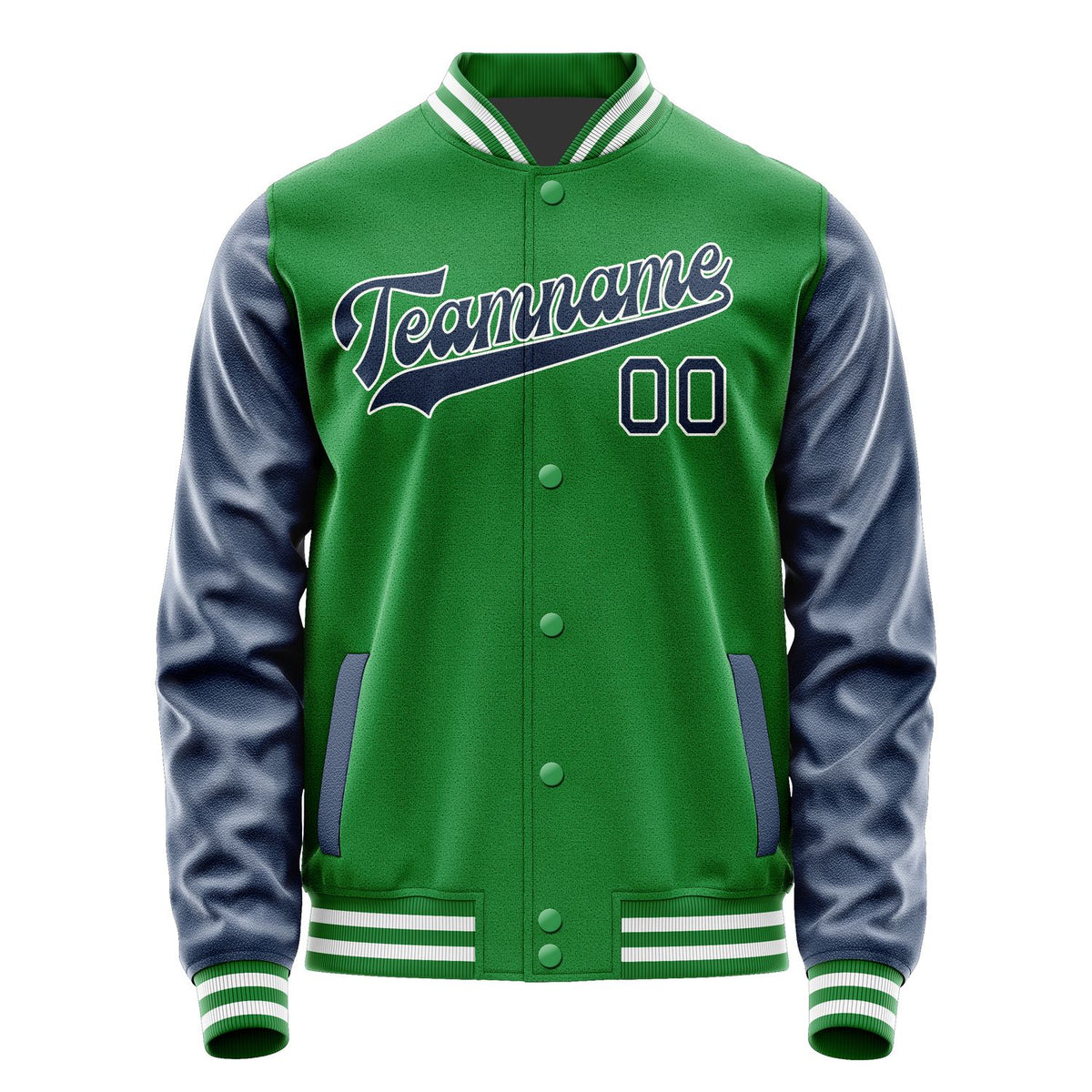 Custom Emerald Green Blue Jacket JA2424102418B31810