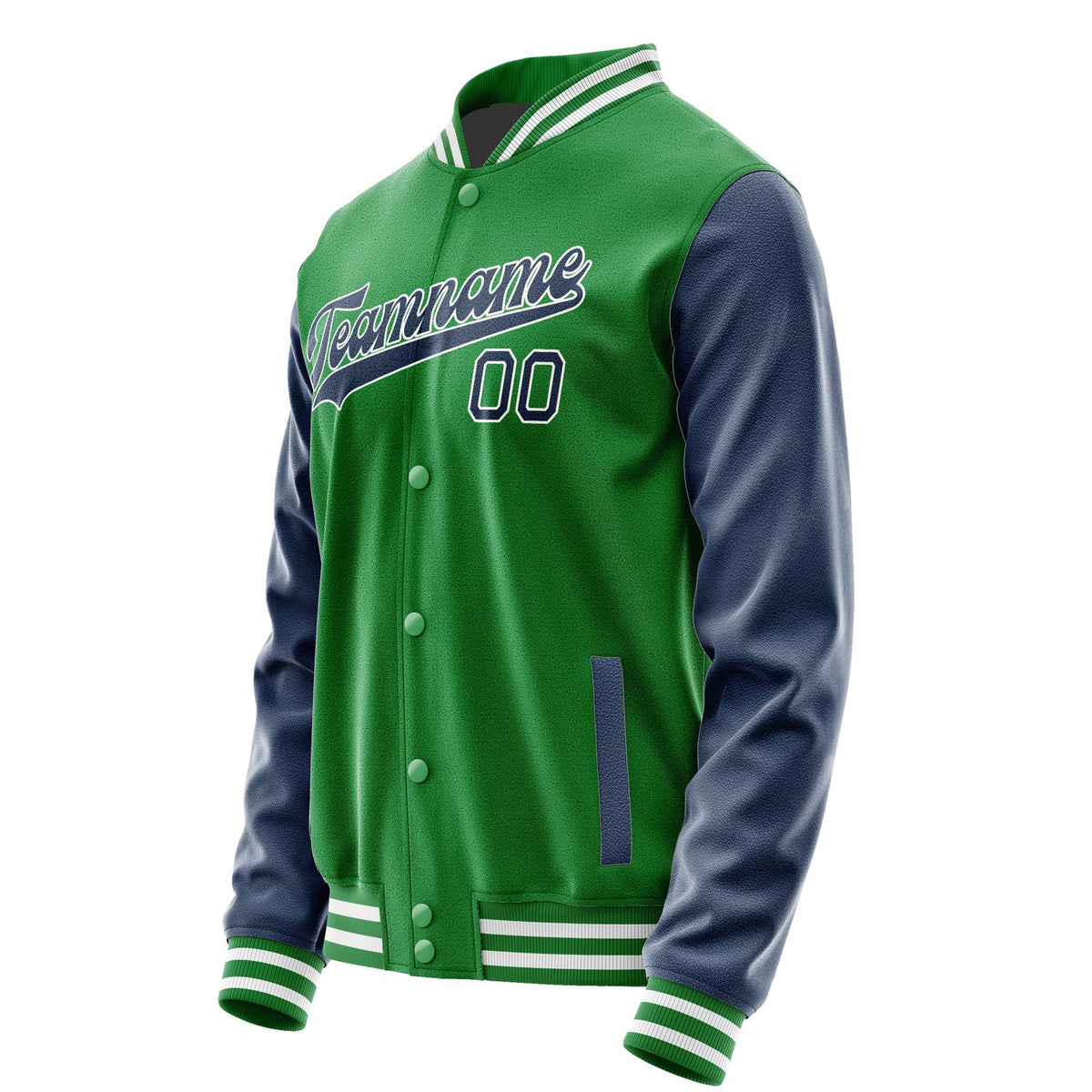 Custom Emerald Green Blue Jacket JA2424102418B31810