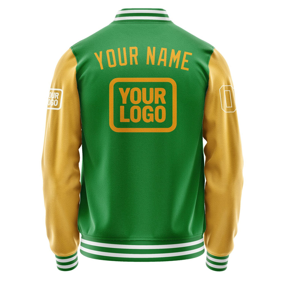 Custom Emerald Green Yellow Jacket JA242419241818191918