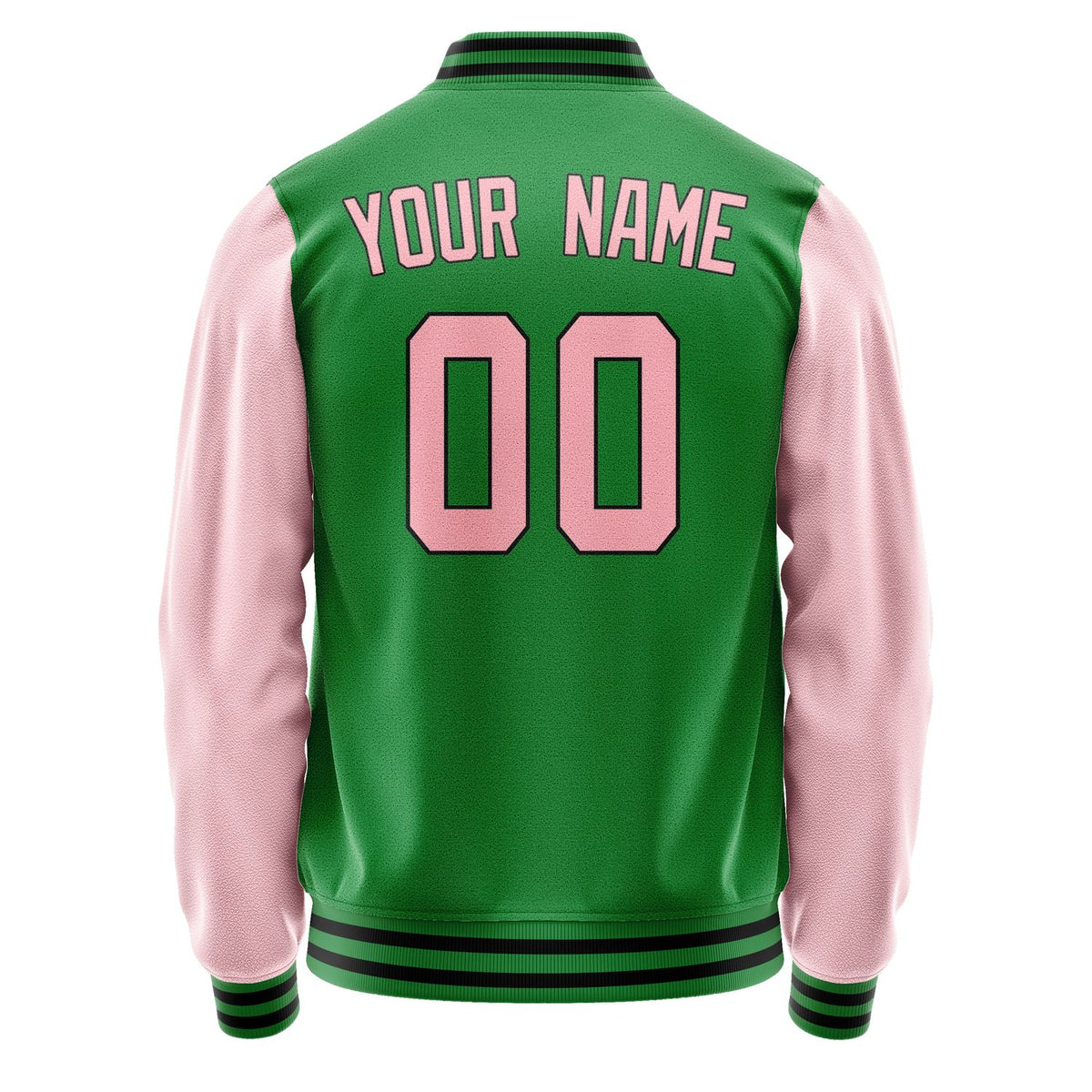 Custom Emerald Green Light Pink Jacket JA2424212417B31721