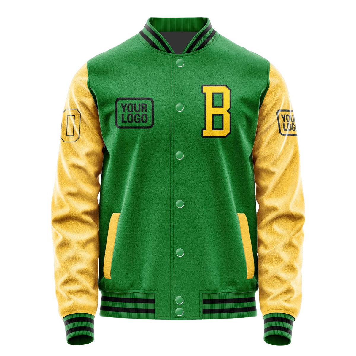 Custom Emerald Green Gold Jacket JA242430241717303017