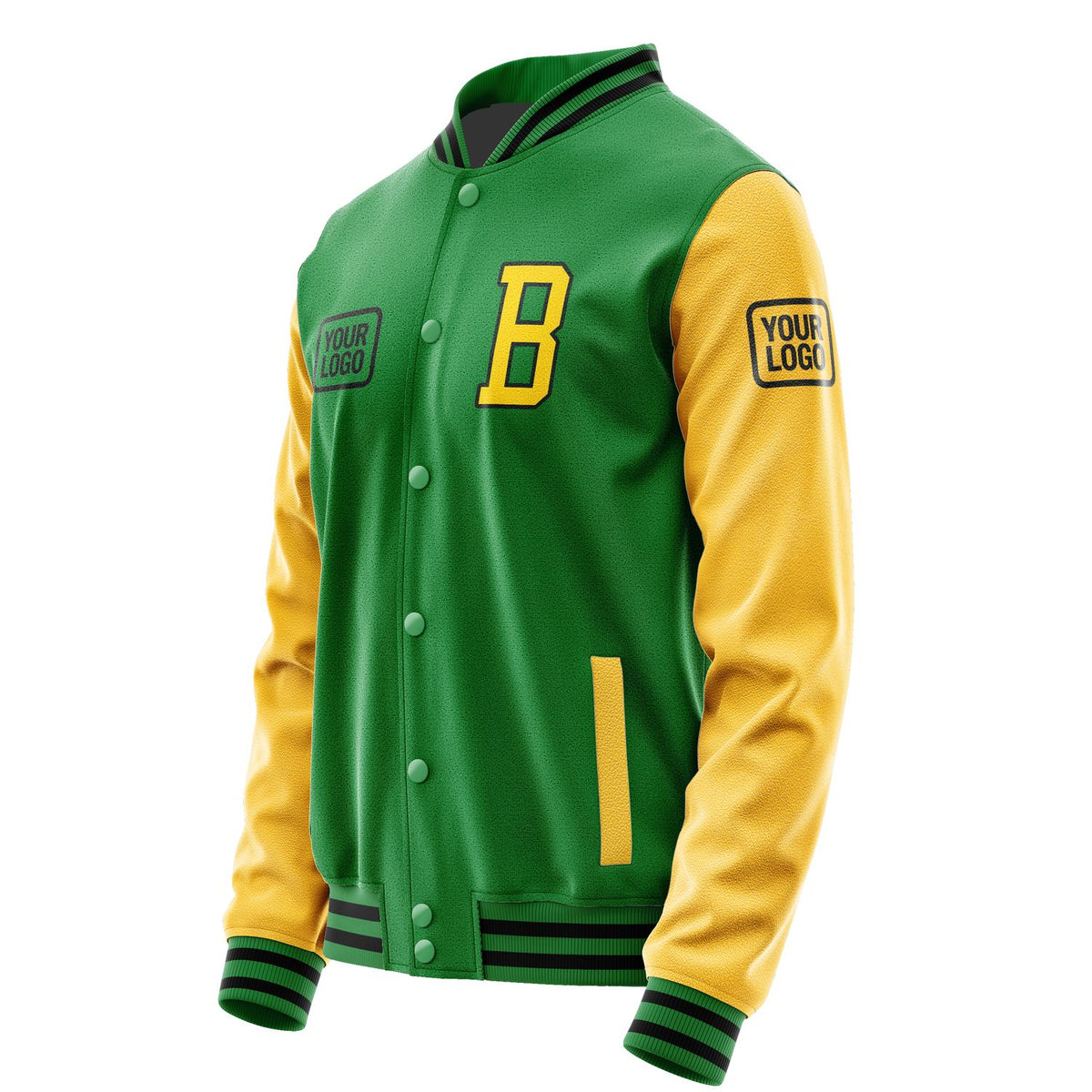 Custom Emerald Green Gold Jacket JA242430241717303017