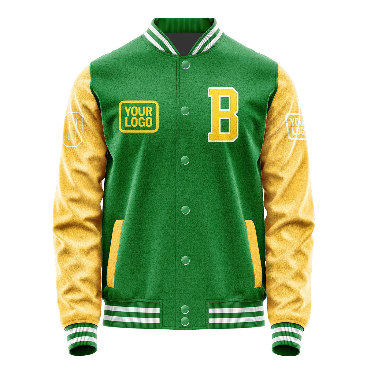 Custom Emerald Green Gold Jacket JA242430241818303018