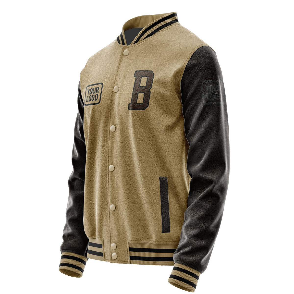 Custom Light Khaki Brown Jacket JA252501251717010117