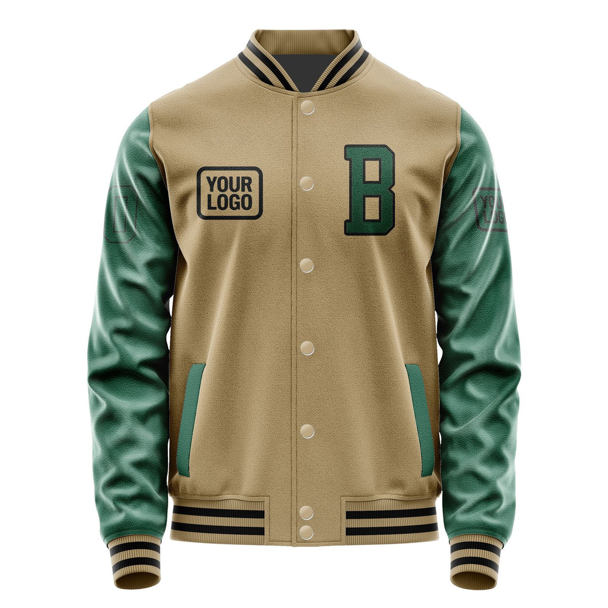 Custom Light Khaki Green Jacket JA252505251717050517