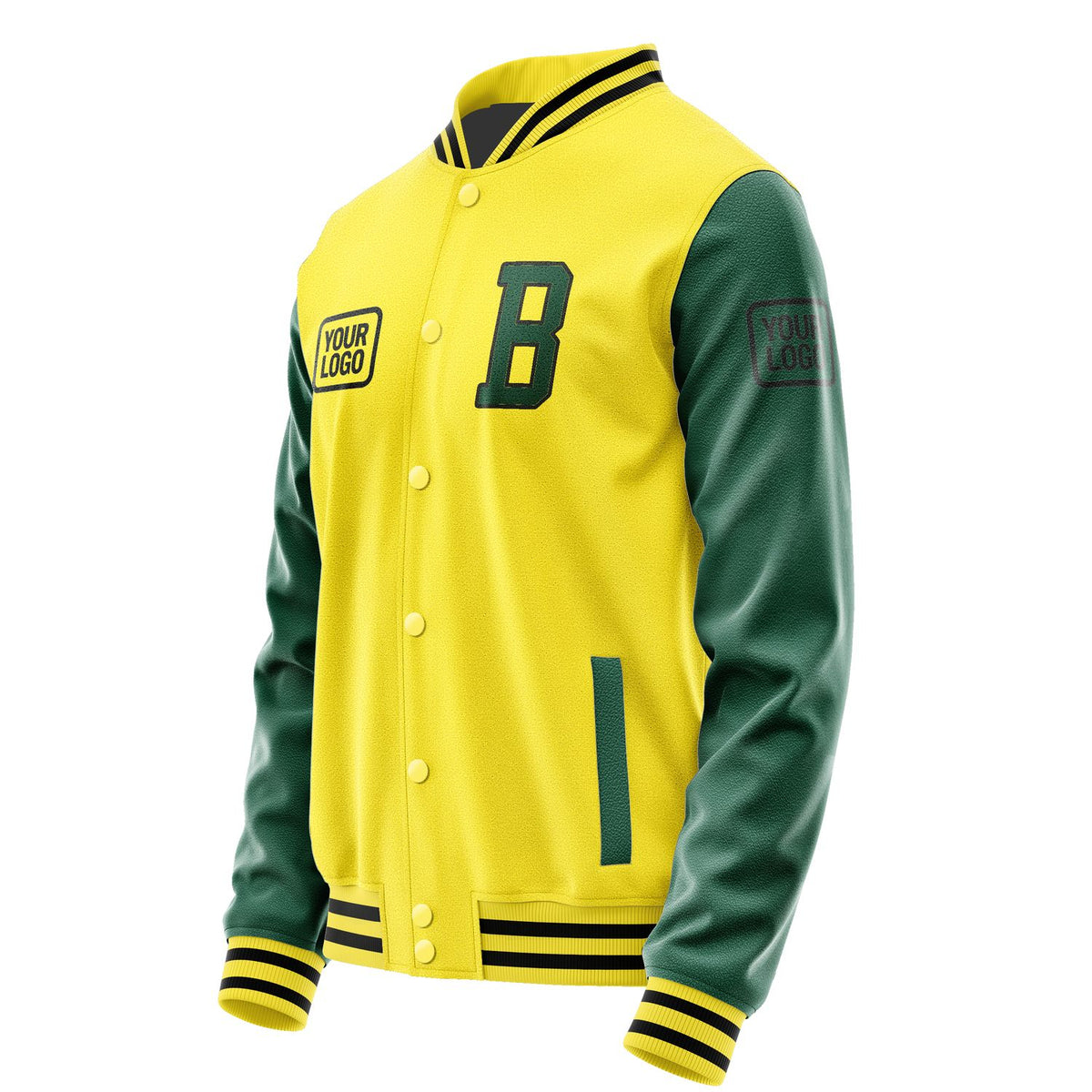 Custom Light Yellow Green Jacket JA262605261717050517