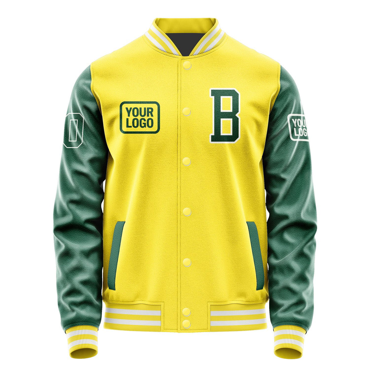 Custom Light Yellow Green Jacket JA262605261818050518