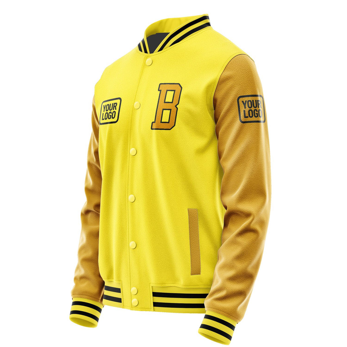 Custom Light Yellow Yellow Jacket JA262619261717191917