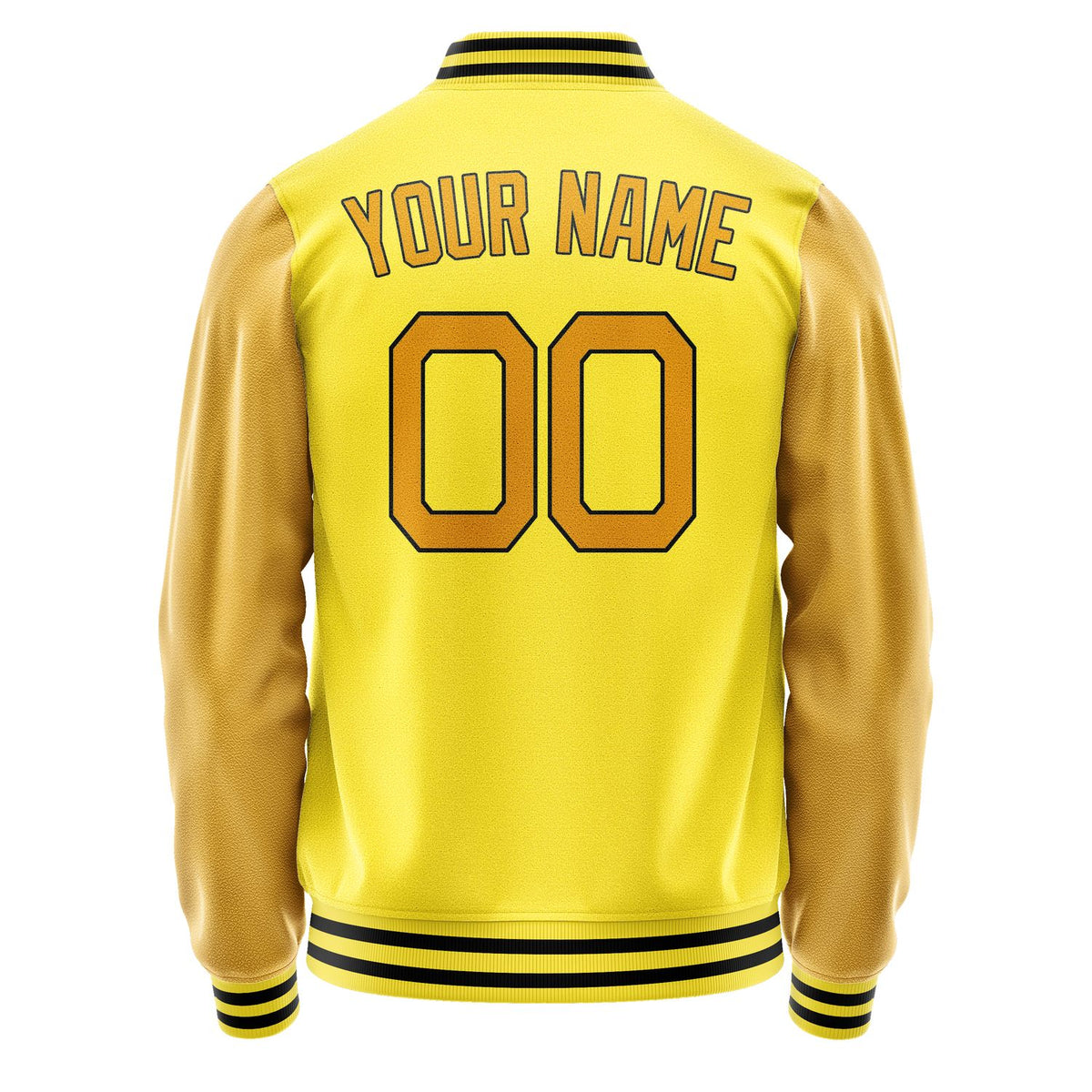 Custom Light Yellow Yellow Jacket JA2626192617B21719