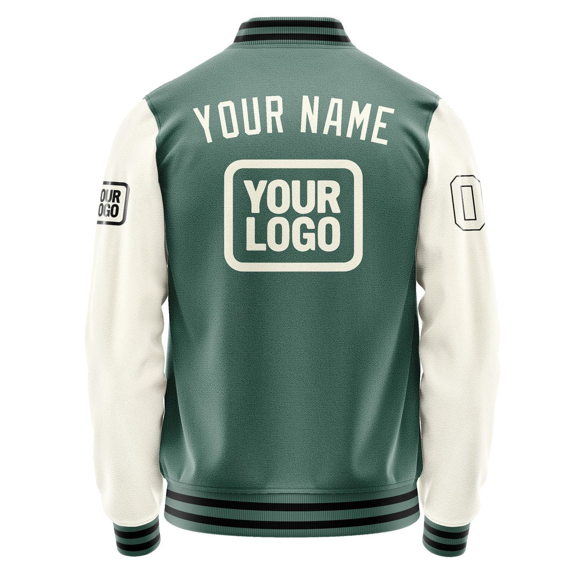 Custom Blue Green Cream Jacket JA272703271717030317