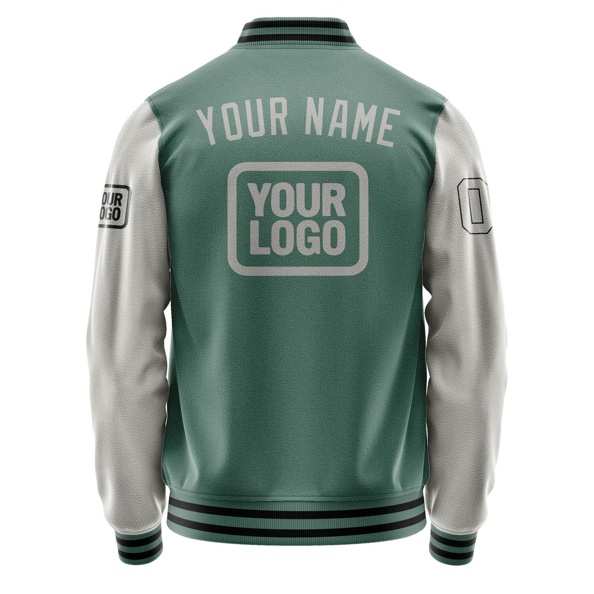 Custom Blue Green Gray Jacket JA272704271717040417