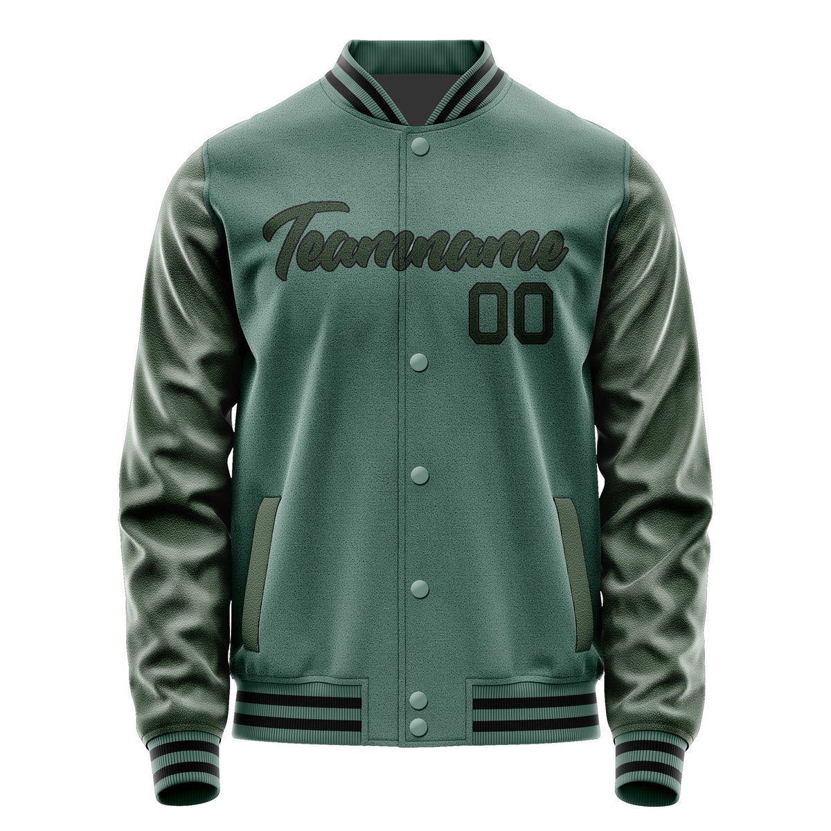 Custom Blue Green Dark Green Jacket JA2727062717B21706