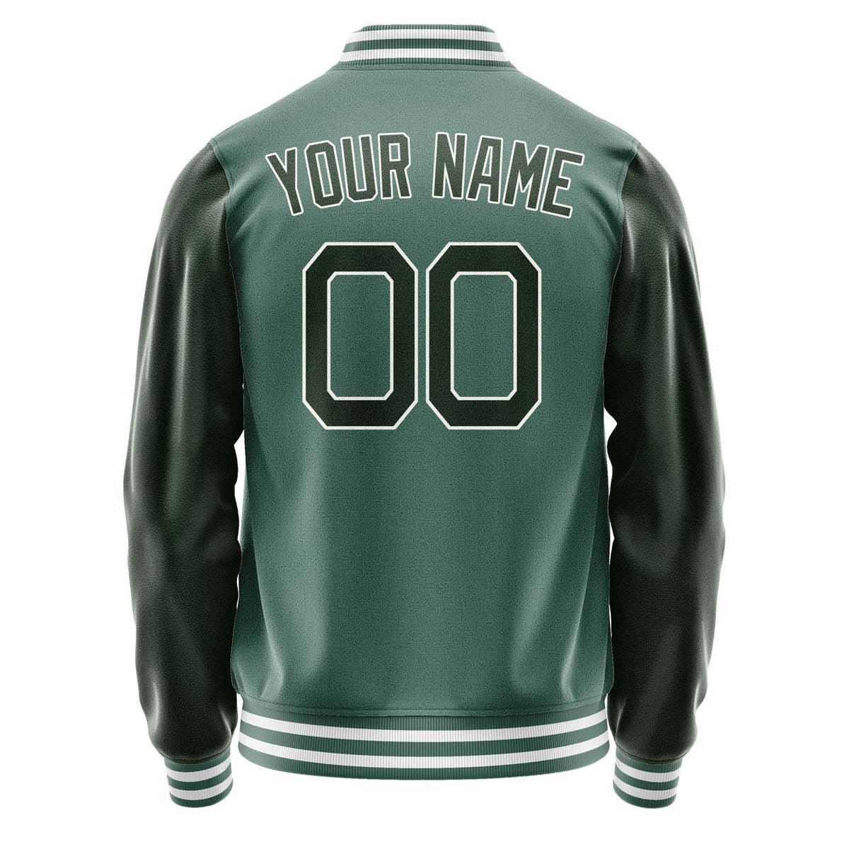 Custom Blue Green Dark Green Jacket JA2727062718B21806