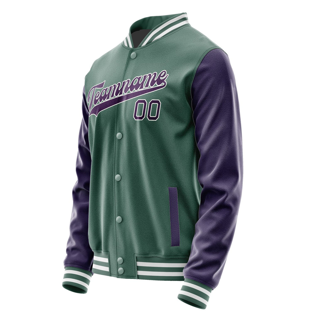 Custom Blue Green Purple Jacket JA2727072718B31807