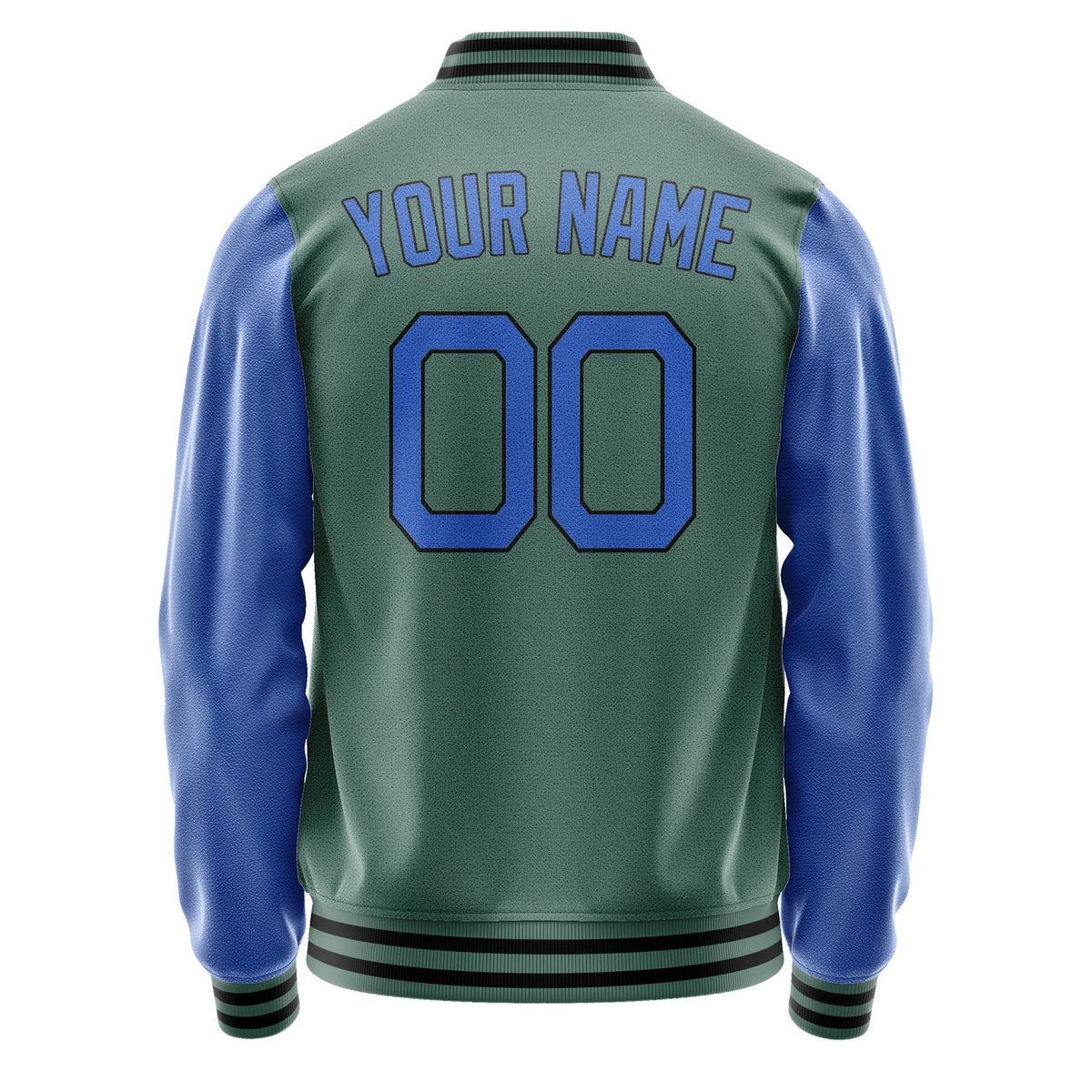 Custom Blue Green Sky Blue Jacket JA2727092717B21709