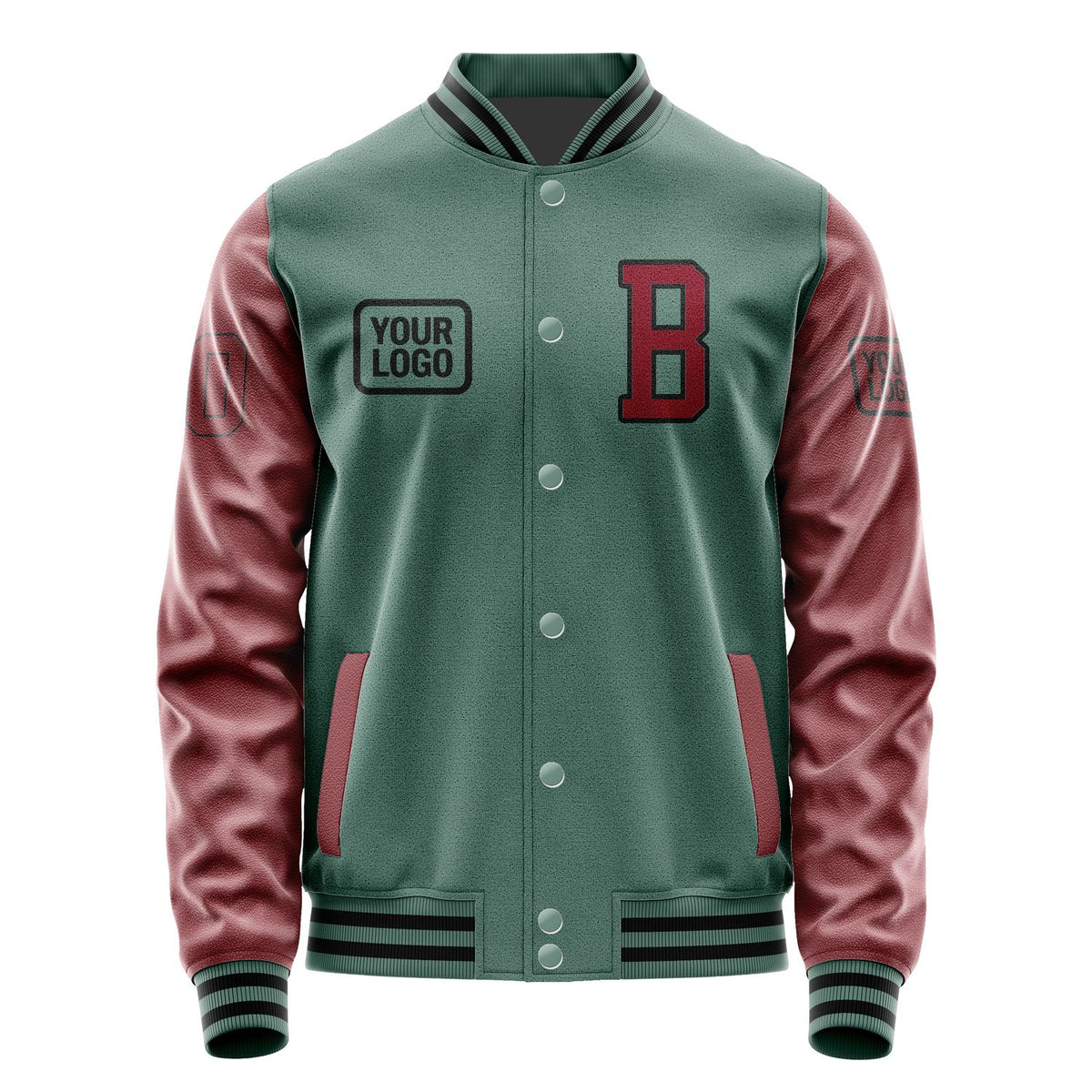 Custom Blue Green Crimson Red Jacket JA272715271717151517